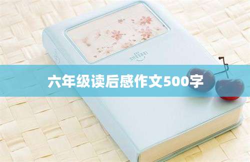 六年级读后感作文500字
