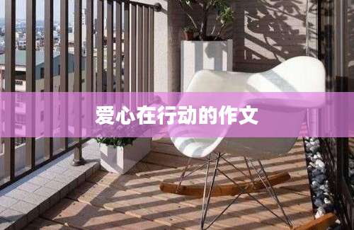 爱心在行动的作文