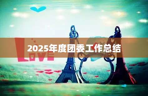 2025年度团委工作总结