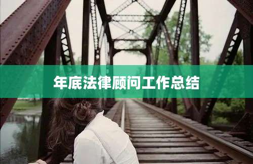 年底法律顾问工作总结