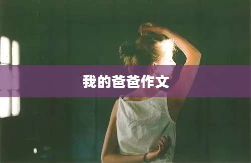 我的爸爸作文
