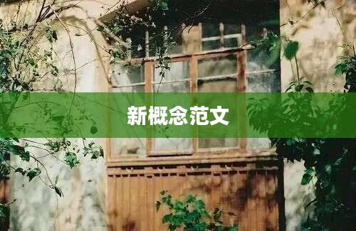 新概念范文