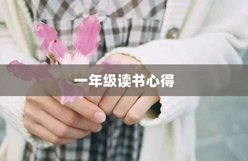 一年级读书心得