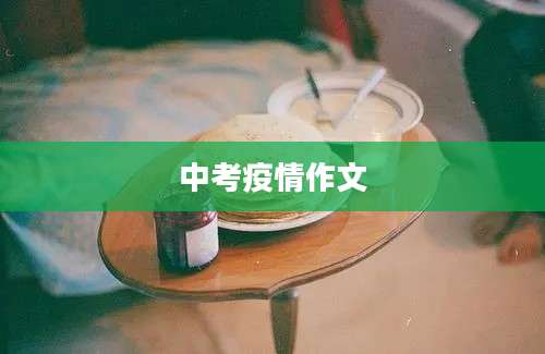 中考疫情作文