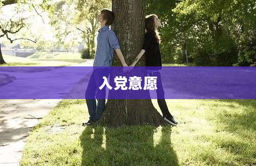 入党意愿