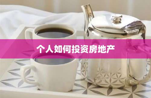 个人如何投资房地产